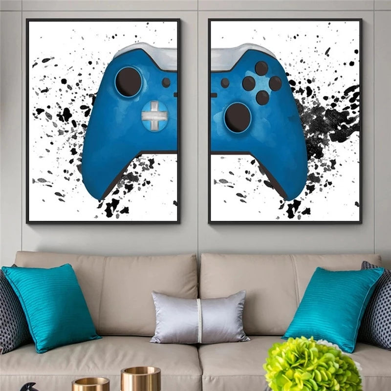 Quadro Decorativo Gamer - Estilo Video Game