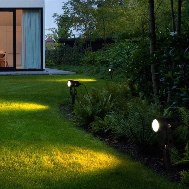 Espeto Luminária LED 7W para Jardim - Luz Verde