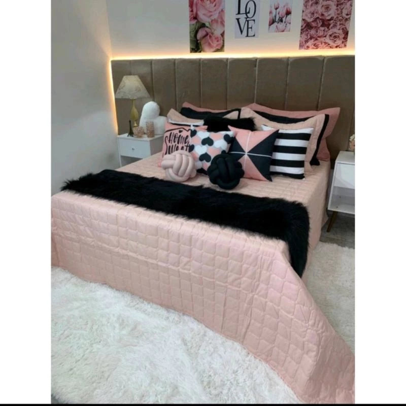 Manta Peseira de Pelúcia Luxo em Pelo Alto para Cama Queen - Elegância e Conforto