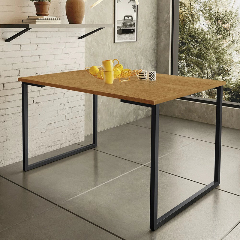 Mesa de Jantar Steel Estilo Industrial: Elegância e Resistência para Seu Ambiente