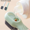 Escova Limpa Sapato com Dispenser