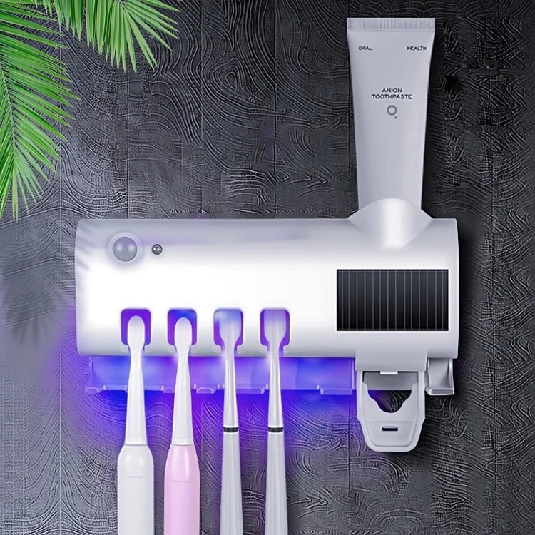 Suporte Escova de Dentes Esterilizador Com Luz UV Antibacteriano