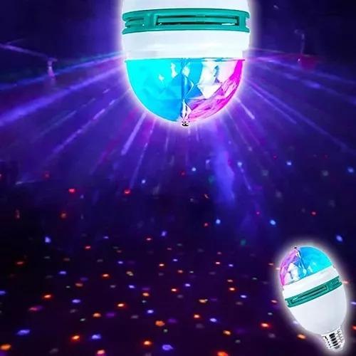 Lâmpada Disco LED 3W RGB - E27 Rotativa