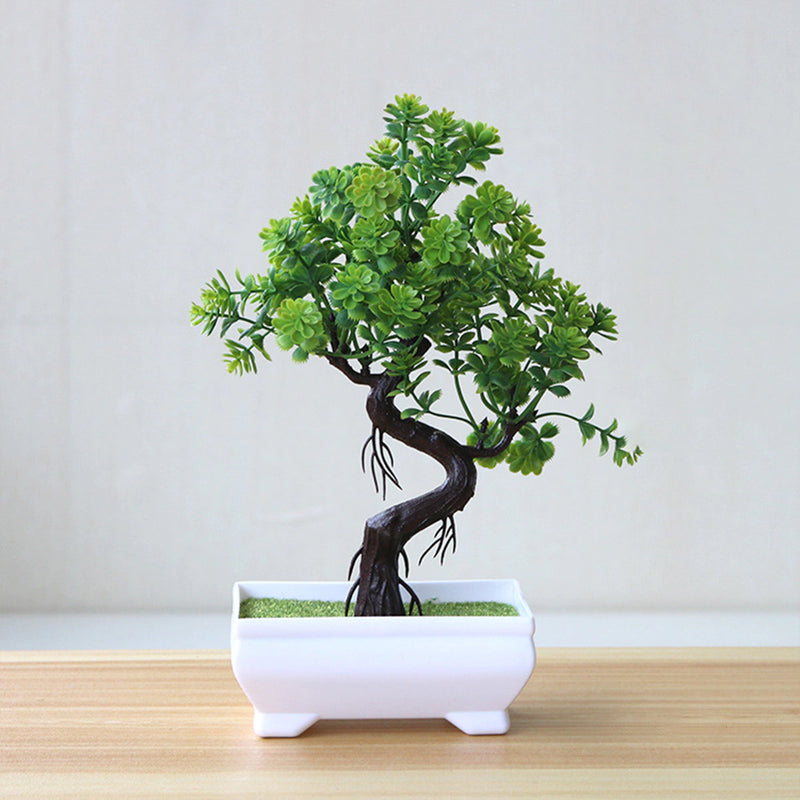 Vaso com Planta Artificial de Bonsai