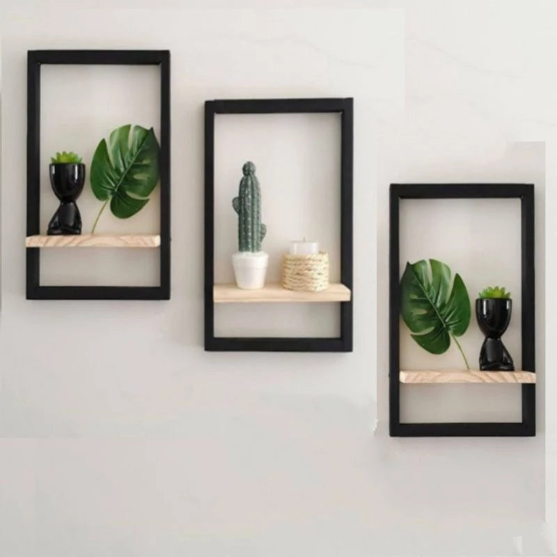 Quadros Decorativos: Prateleira - 3 Peças