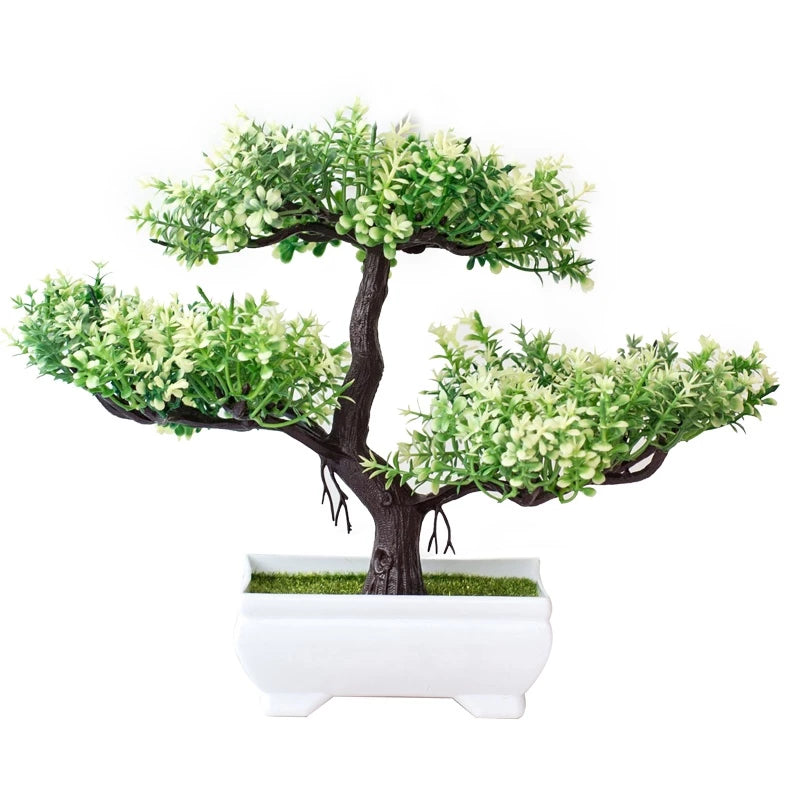 Vaso com Planta Artificial de Bonsai