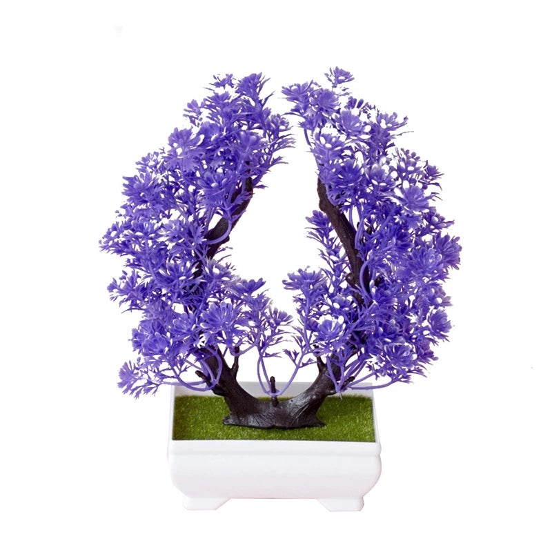 Vaso com Planta Artificial de Bonsai