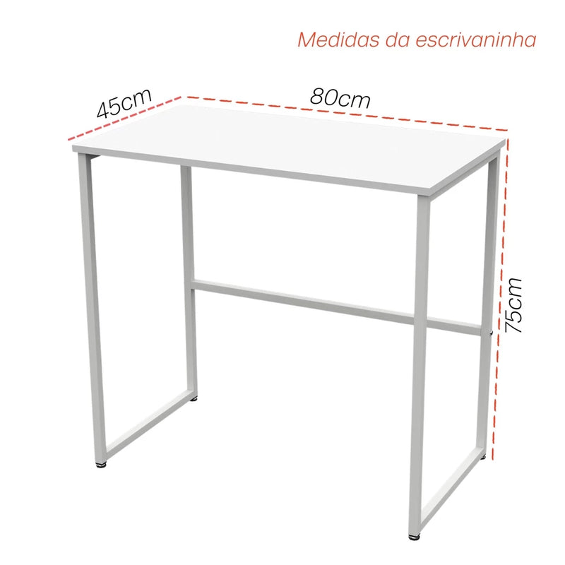 Escrivaninha Industrial com Prateleira