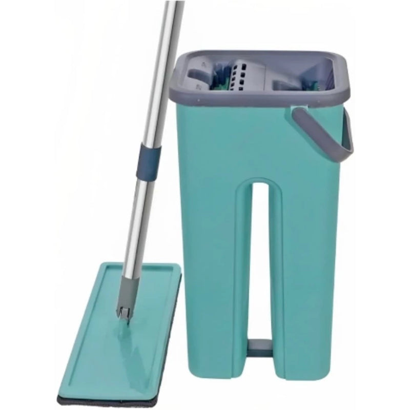 Flat Mop Esfregão com Balde e 2 Refis